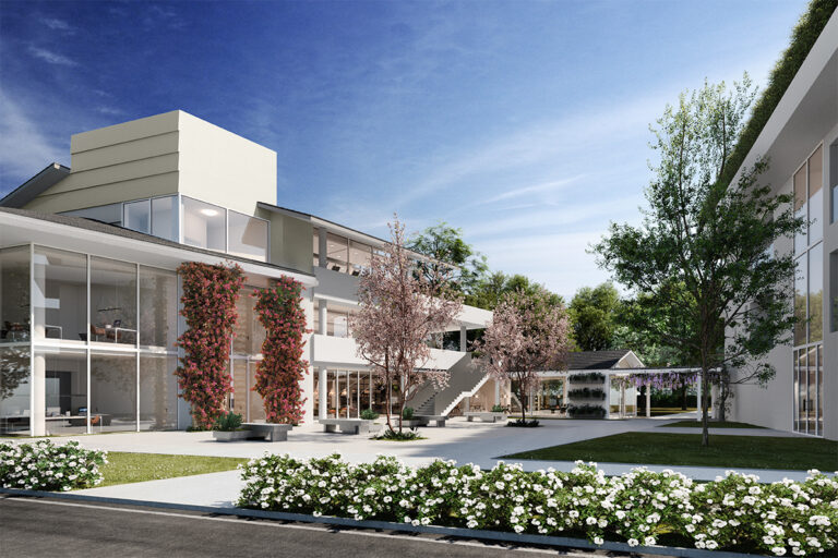 Ecovillaggio Montale - render Centro Servizi