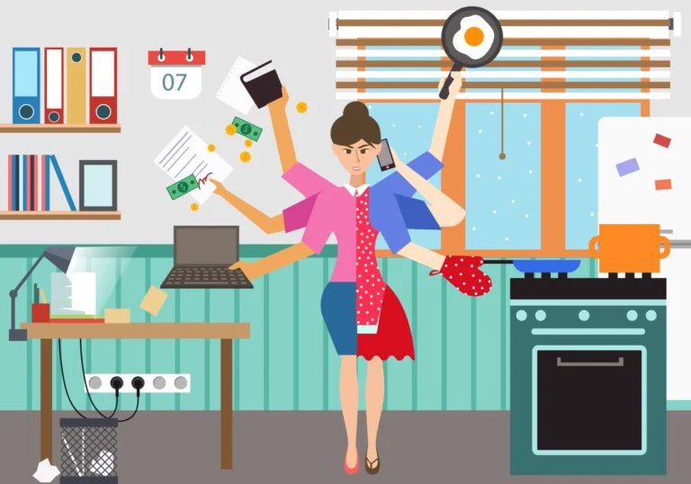 woman-in-multitasking-situation-vector